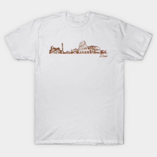 Rome Italy T-Shirt by SerenityByAlex